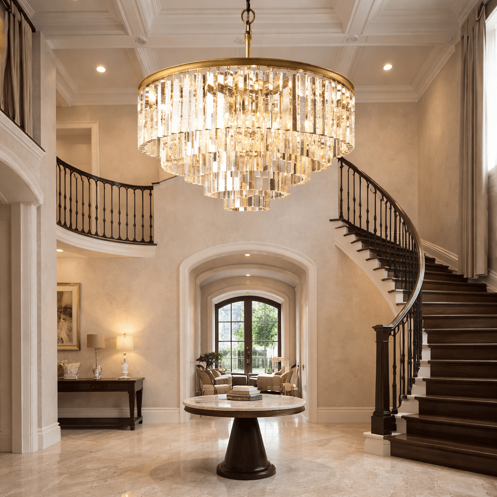 1920s Odeen Round Chandelier