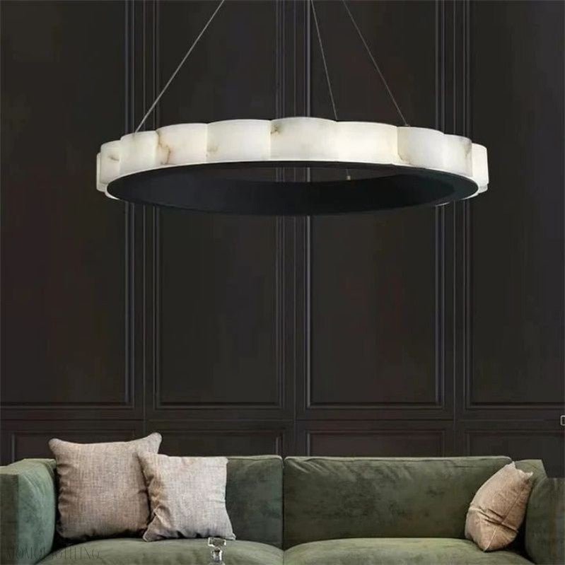 Alabaster Cloudy Chandelier-Nobipets