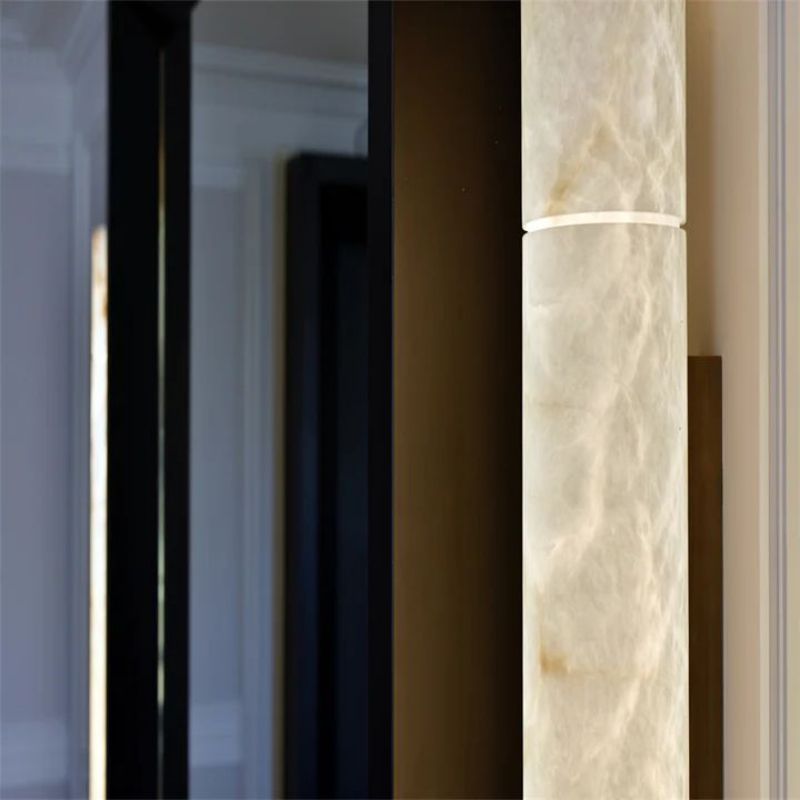 Alabaster Modern Linear Wall Sconce