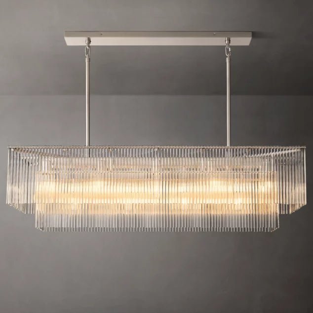 Amadeo Rectangular Chandelier 72''D-Nobipets