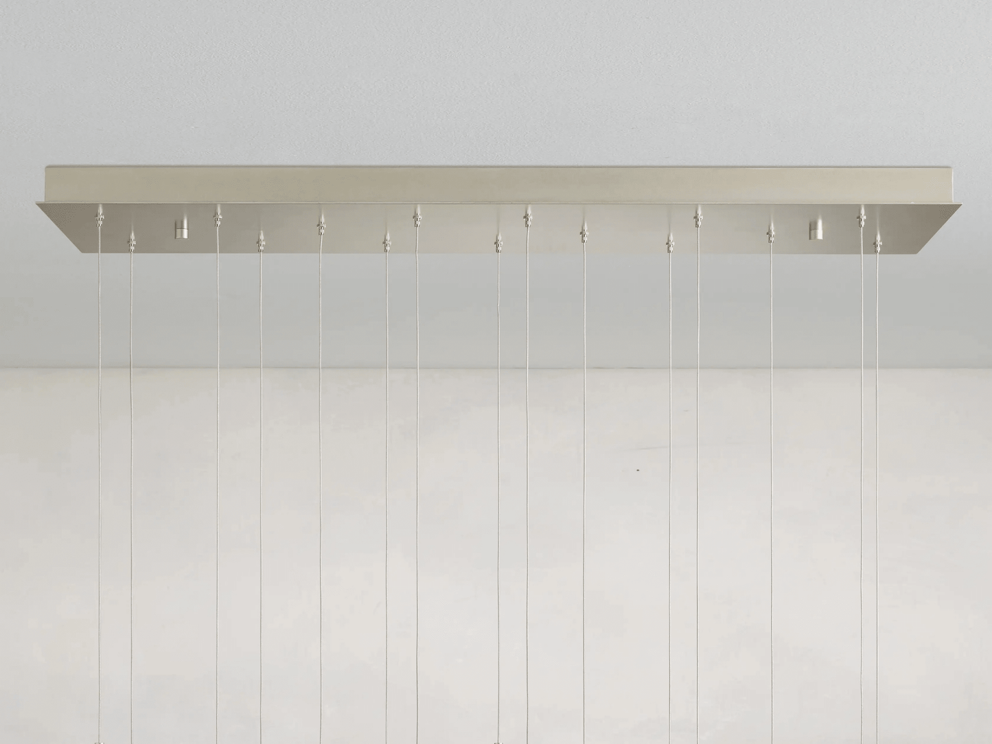 Arica Alabaster Modern Rectangular Chandelier-Nobipets