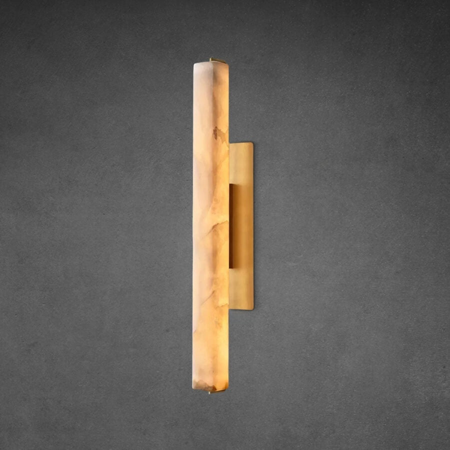 Audubon Alabaster Single Sconce