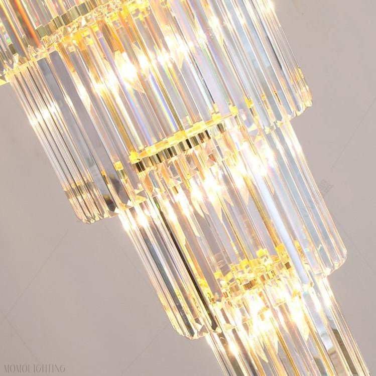 Bastian Multiple Tier Crystal Chandelier-Nobipets