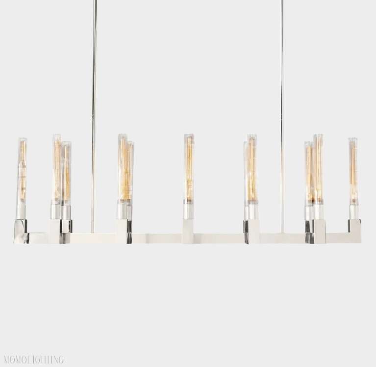 Candlestick Linear Chandelier 67"-Nobipets