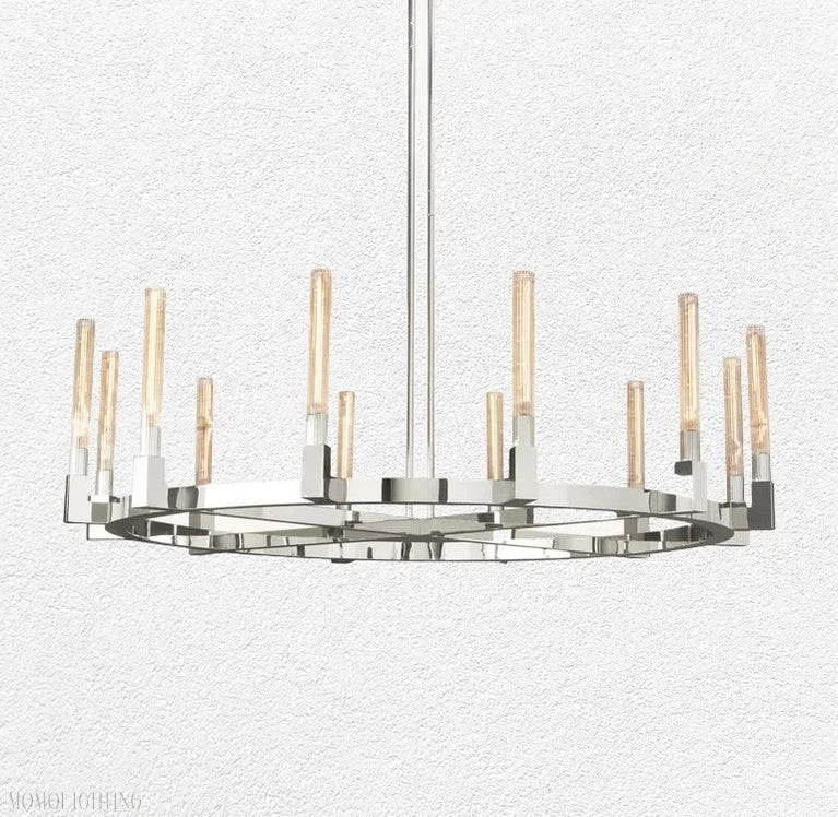 Candlestick Round Chandelier 60"-Nobipets
