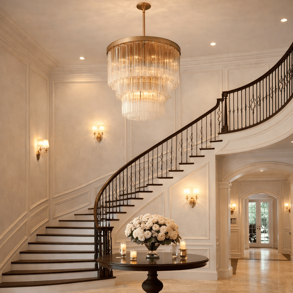 Ciello Three-Tier Round Chandelier