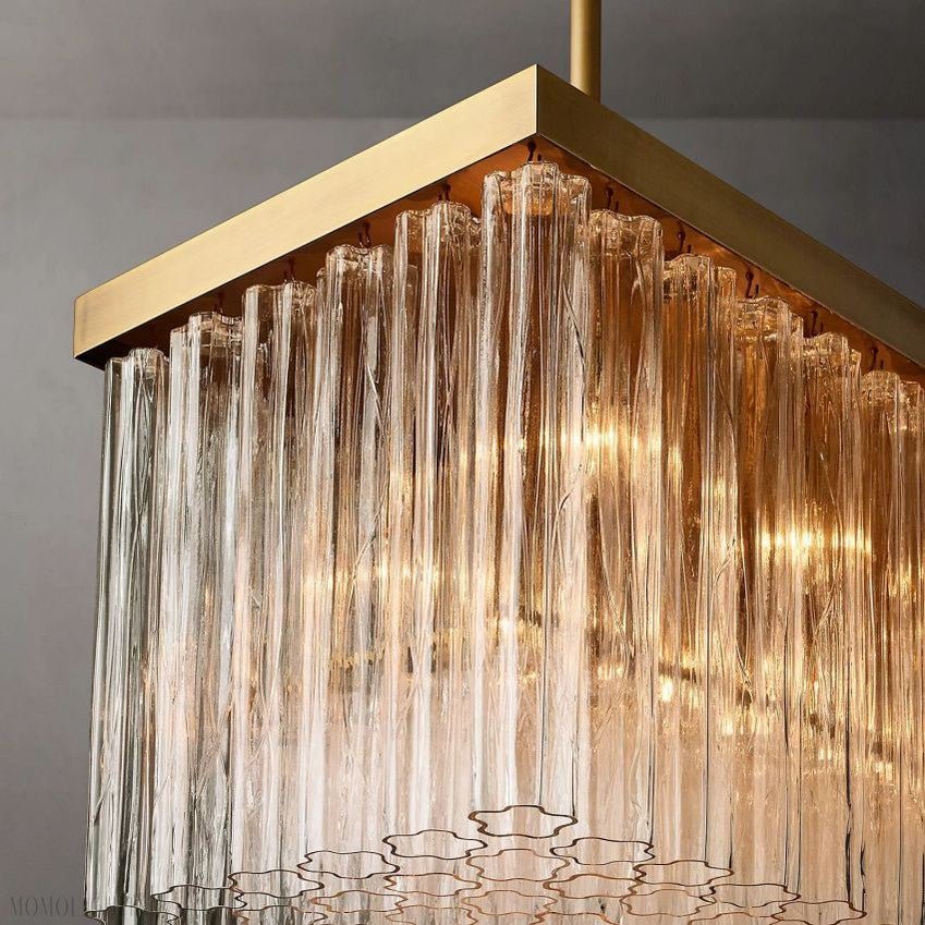 Cloe Rectangle Chandelier-Nobipets