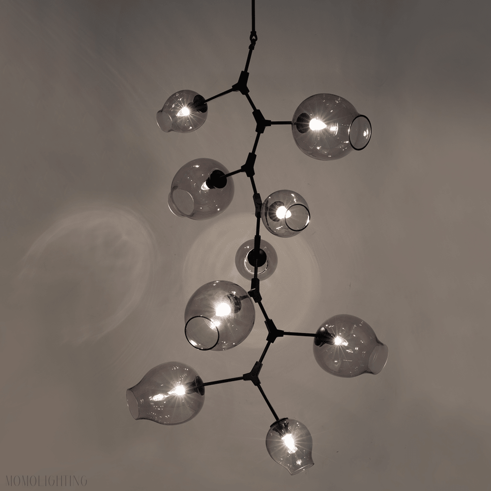 Covington Drop Globe Branching Bubble Chandelier 38''-Nobipets