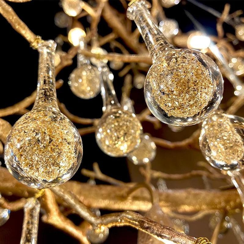 Doris Branch Crystal Chandelier Light-Nobipets