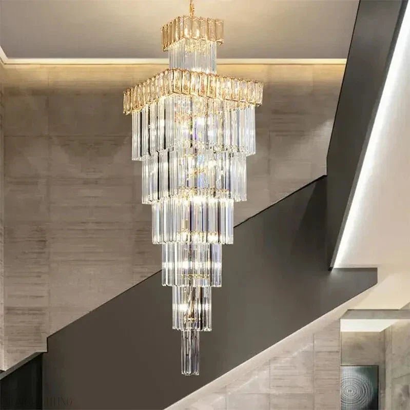 Elsa Foyer & Staircase Chandelier-Nobipets