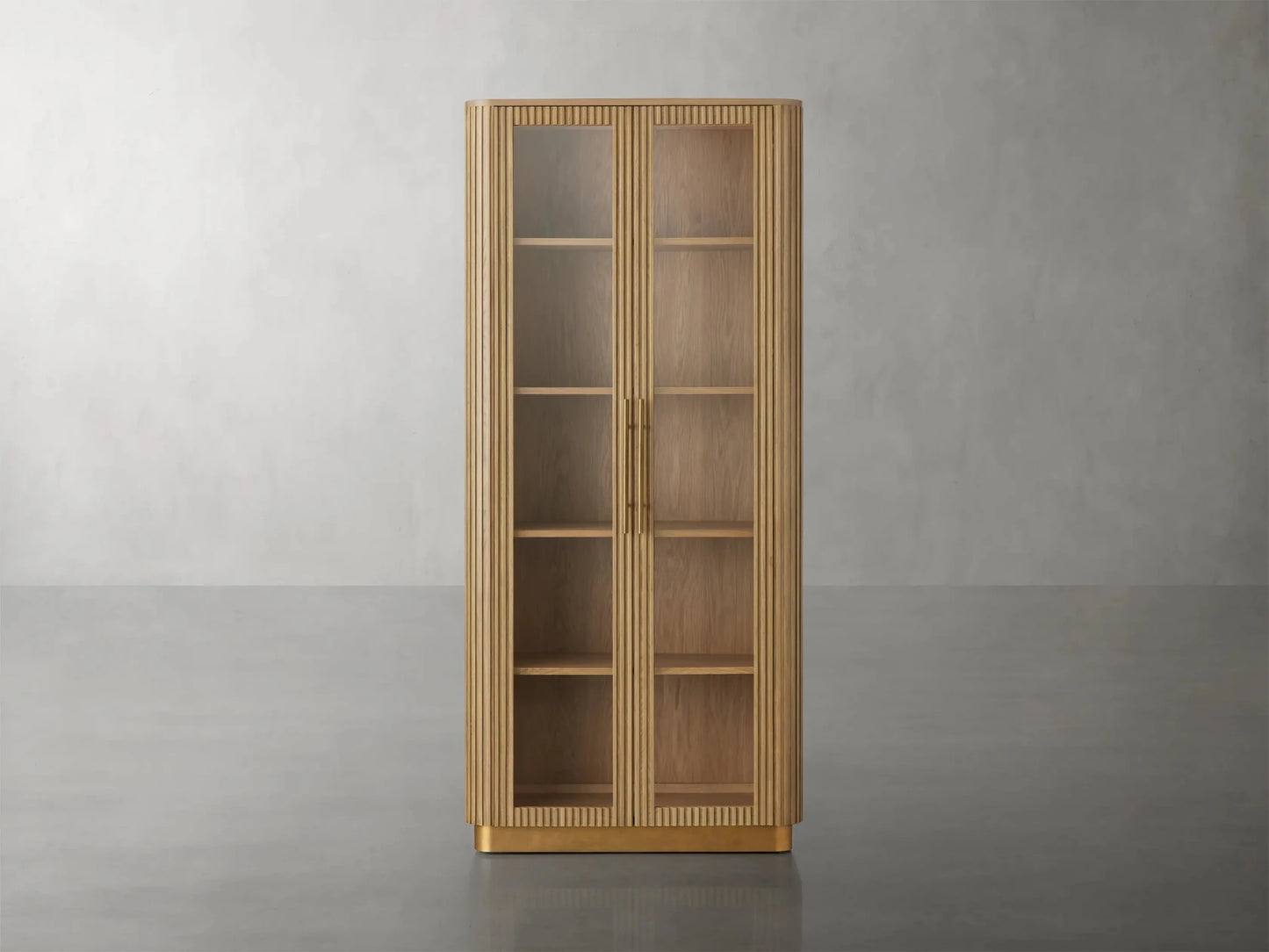 Finnley Glass Tall Cabinet