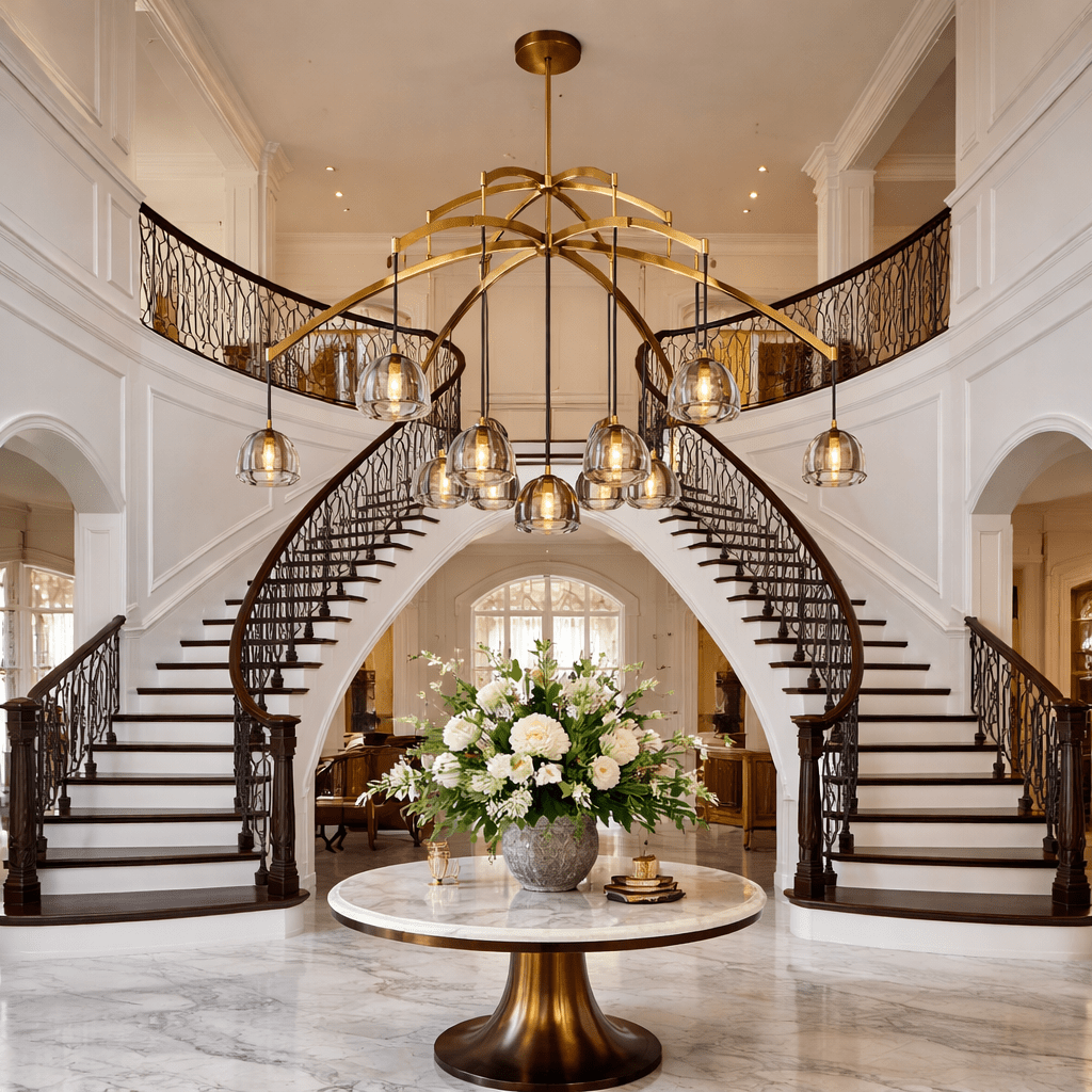 Hemispher Round Chandelier