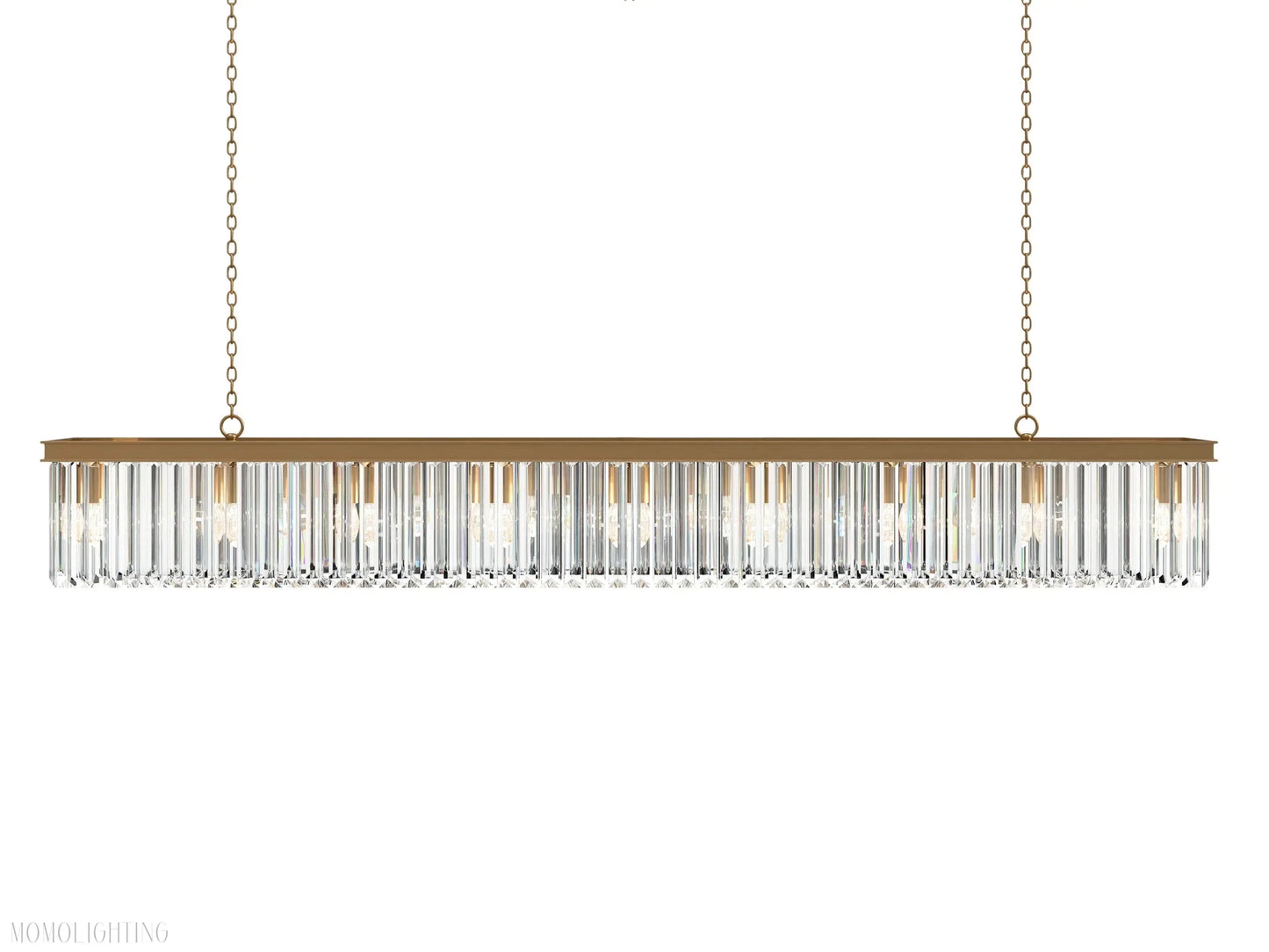 Leyland Rectangular Chandelier-Nobipets