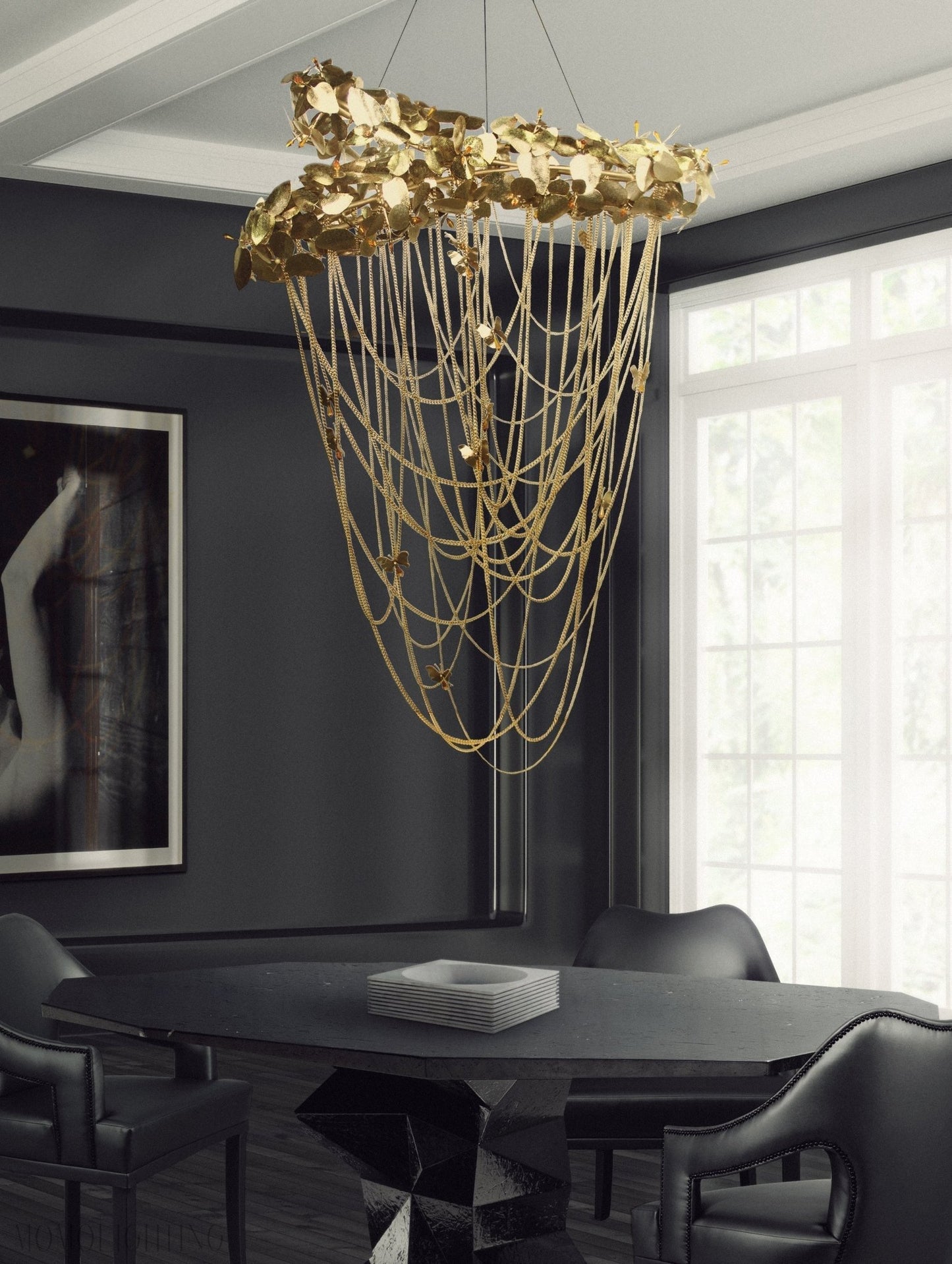 Luxury McQueen 11 Light Crystal Modern Chandelier-Nobipets