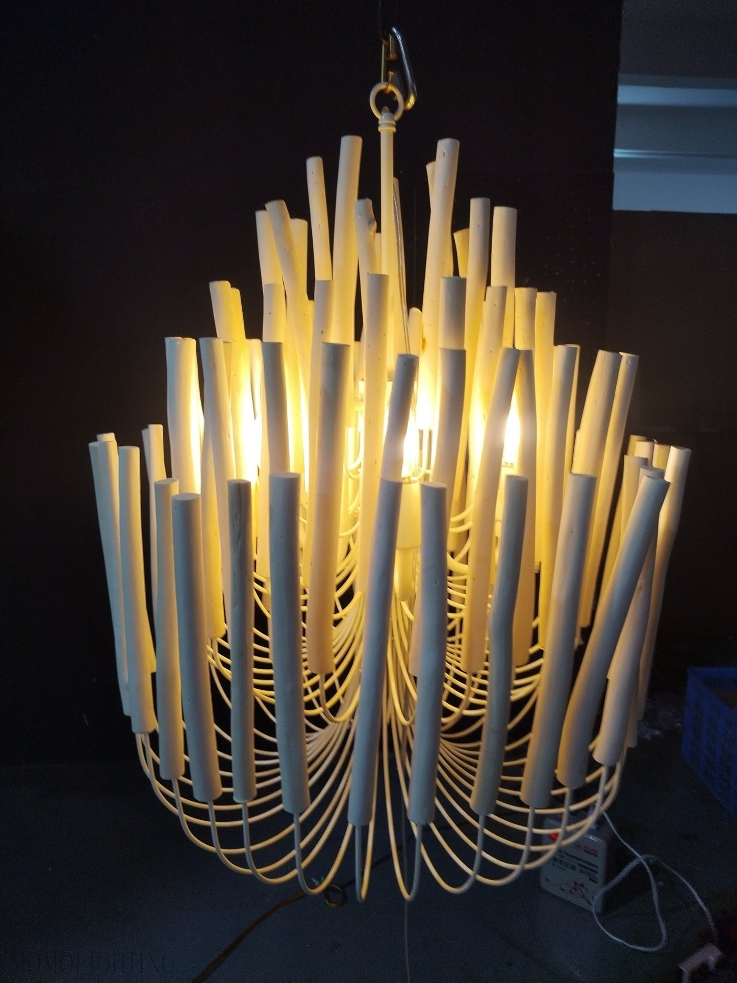 Arteriors Tilda Wide Alabaster Chandelier 21" 36"-Nobipets