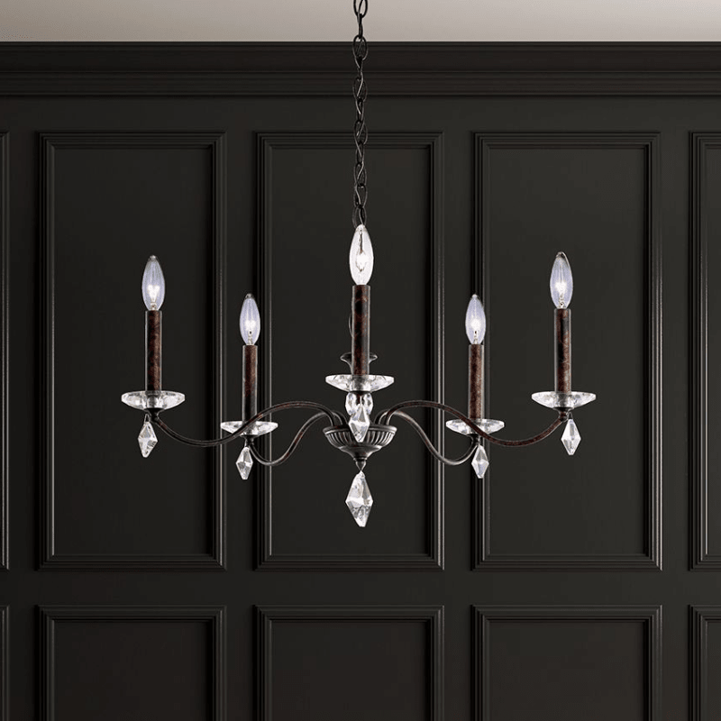 MOMO Crystal Chandelier MD1005 Modique 5-lt 27" Chandelier