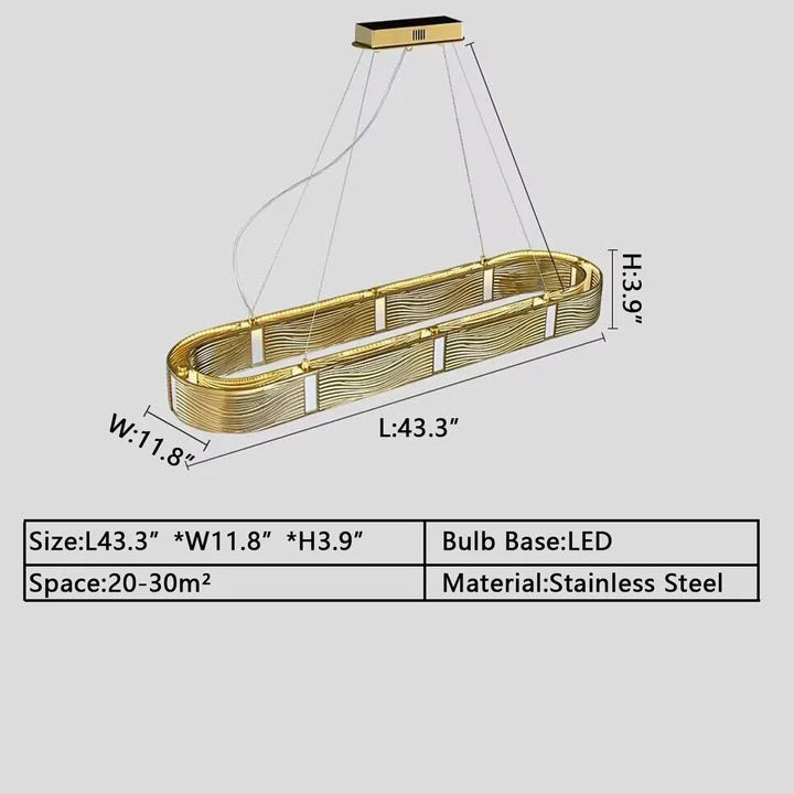 Nordic Light Luxury Chrome/Gold 0-shaped Chandelier for Living/Dining Room-Nobipets