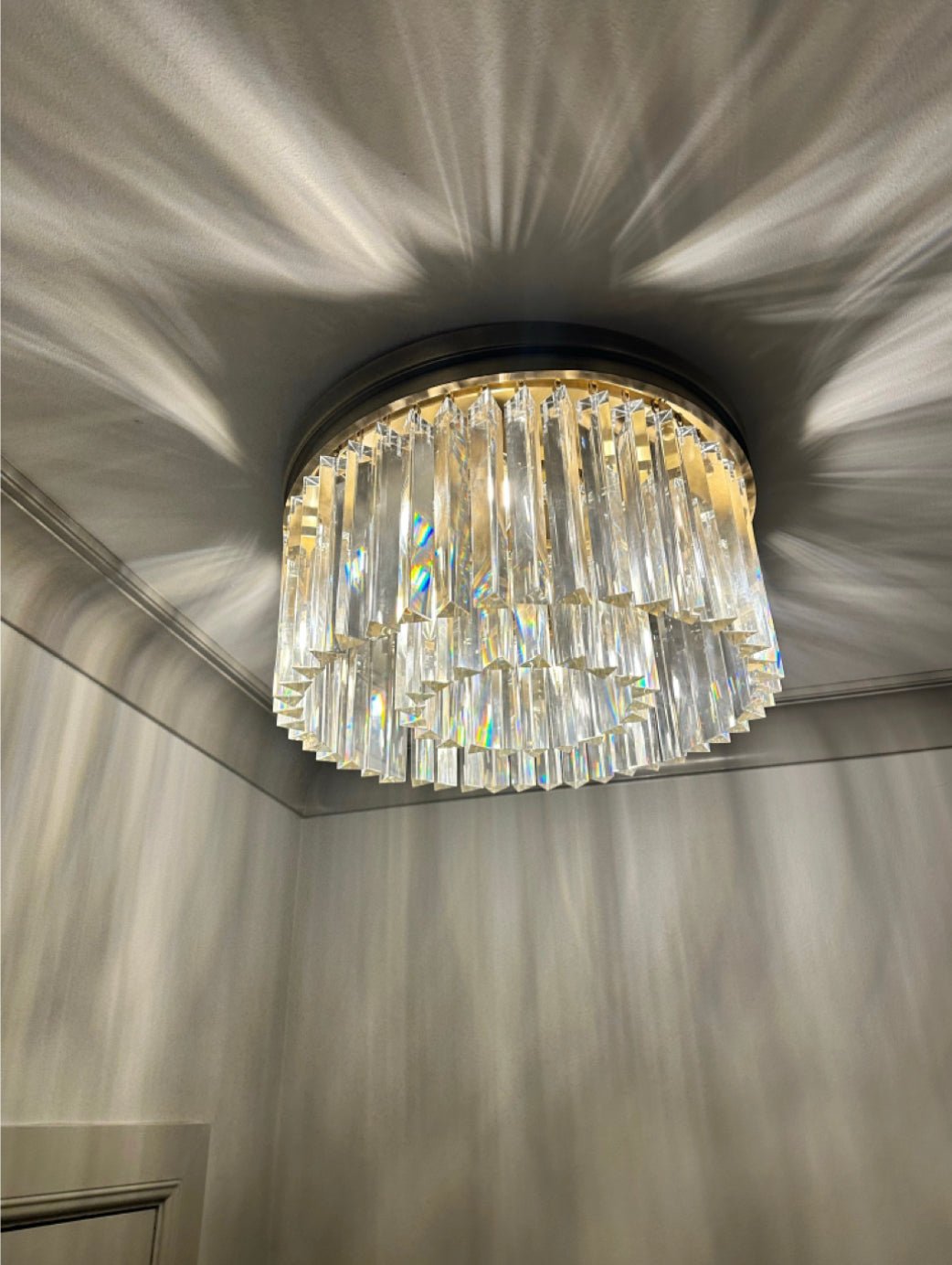 Odeon Crystal Multi-Layer Round Ceiling 20" 32"