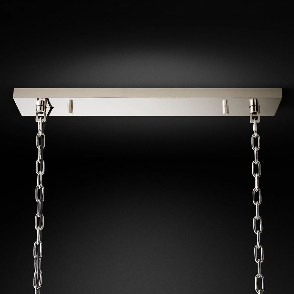Odeon Rectangle Crystal Chandelier 49", 2-Tier-Nobipets