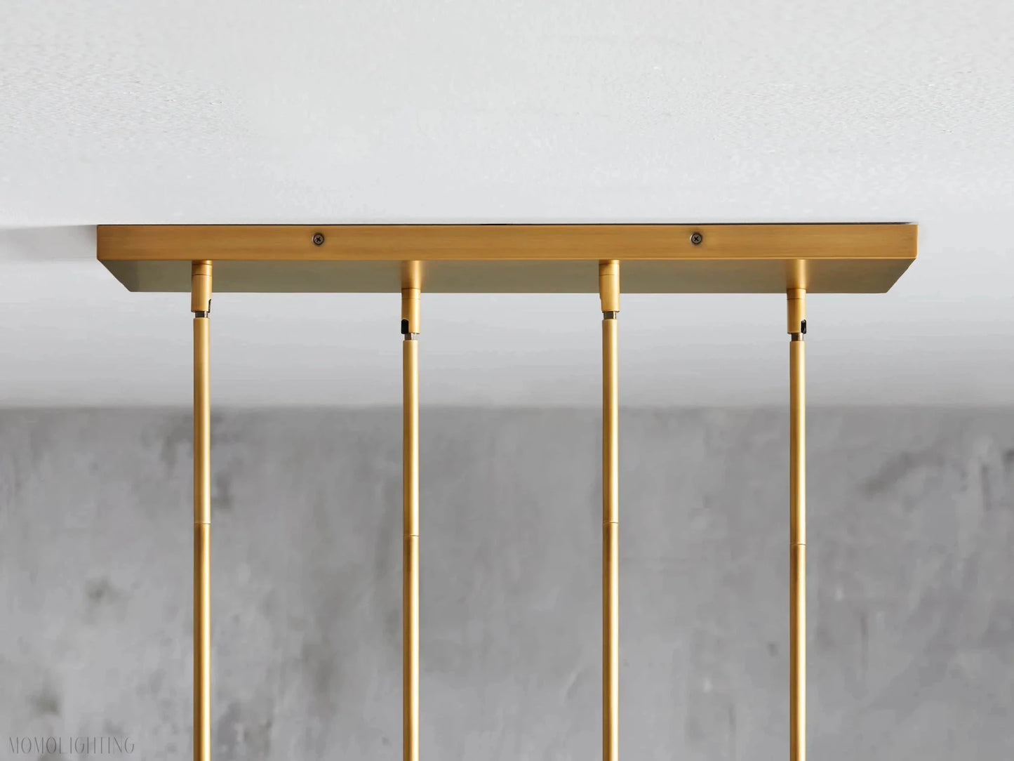 Sayre Linear Glass Globe Chandelier for dinning room-Nobipets