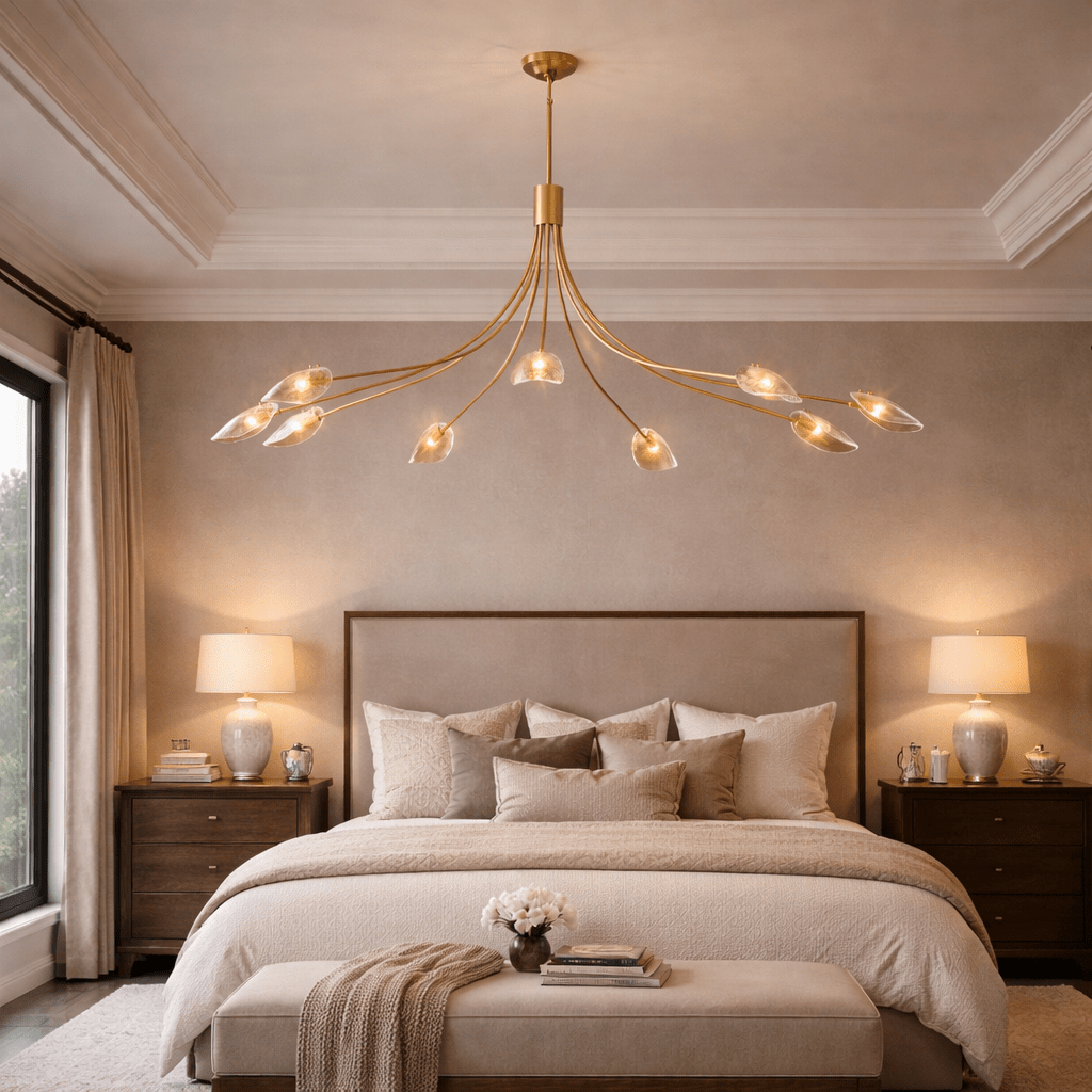 Selis Clear Glass Round Chandelier