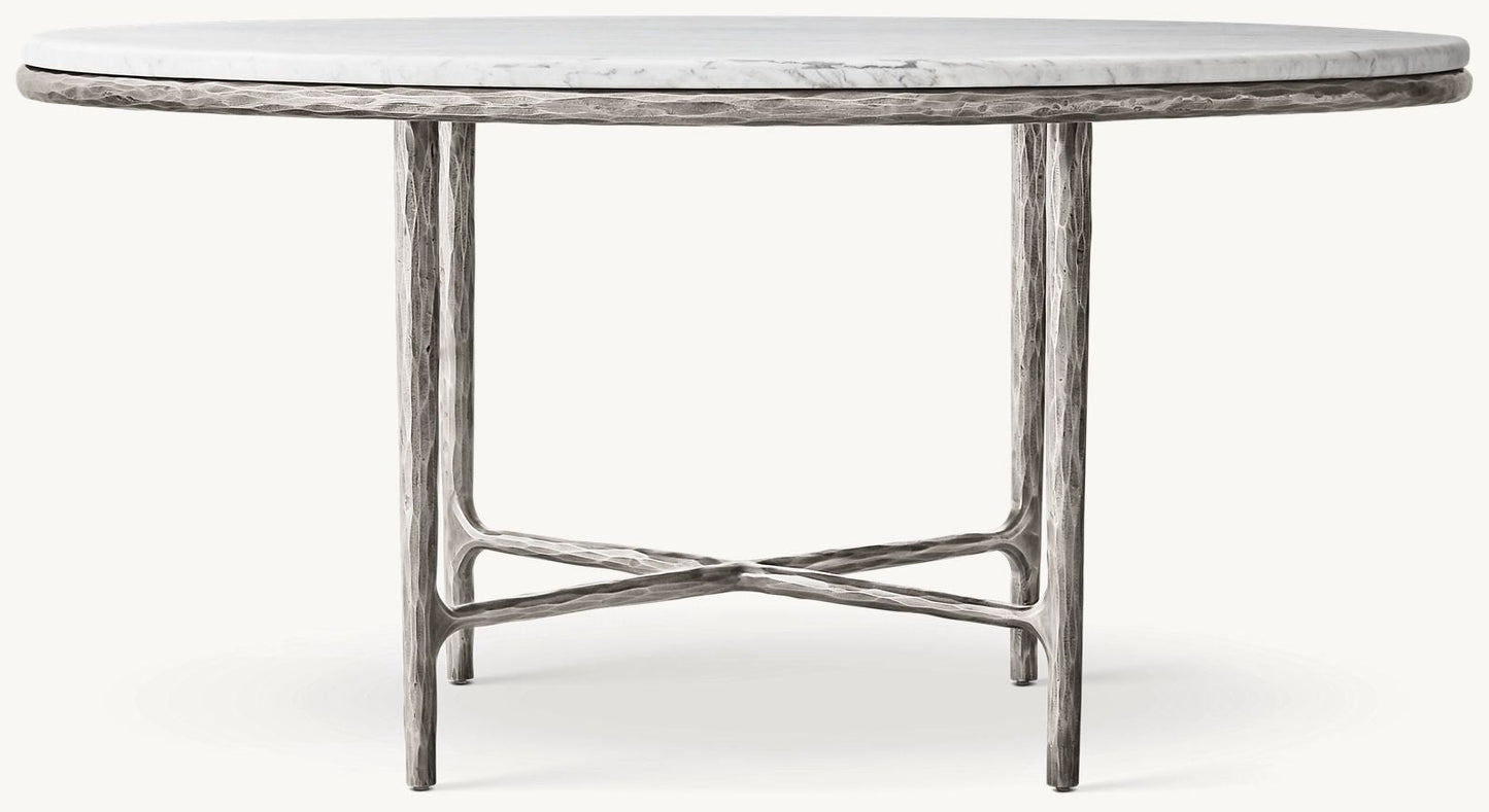 Thadeus Marble Round Dining Table