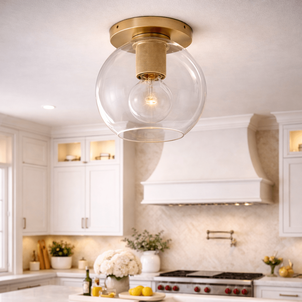 Utilitaira Globe Shade Flushmount