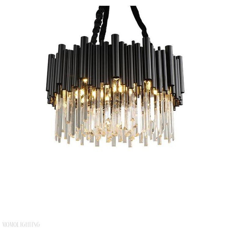 Viol Crystal Round Chandelier-Nobipets