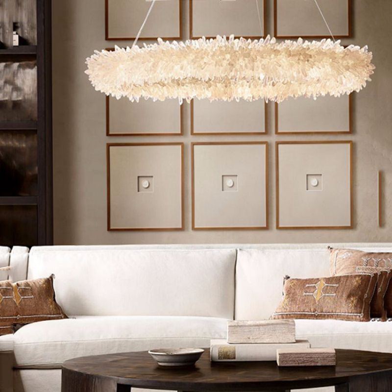 Vosa Crystal Halo Chandelier-Nobipets
