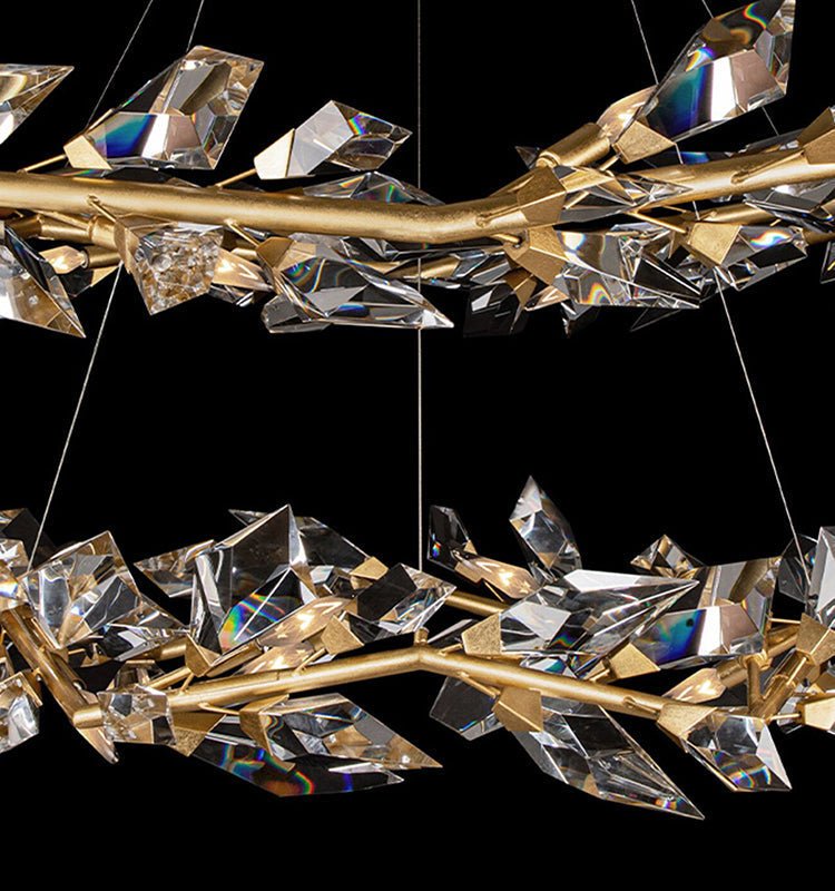 Addison 55" Round Crystal Chandelier