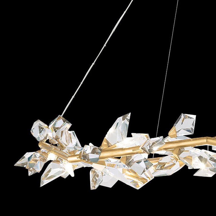 Addison 55" Round Crystal Chandelier