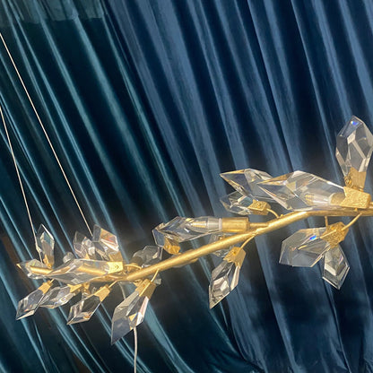 Addison 63.5“ Linear Crystal Chandelier