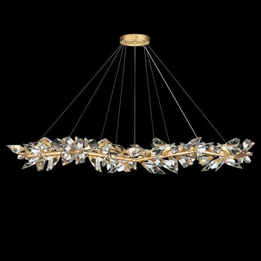 Addison 71" Round Crystal Chandelier