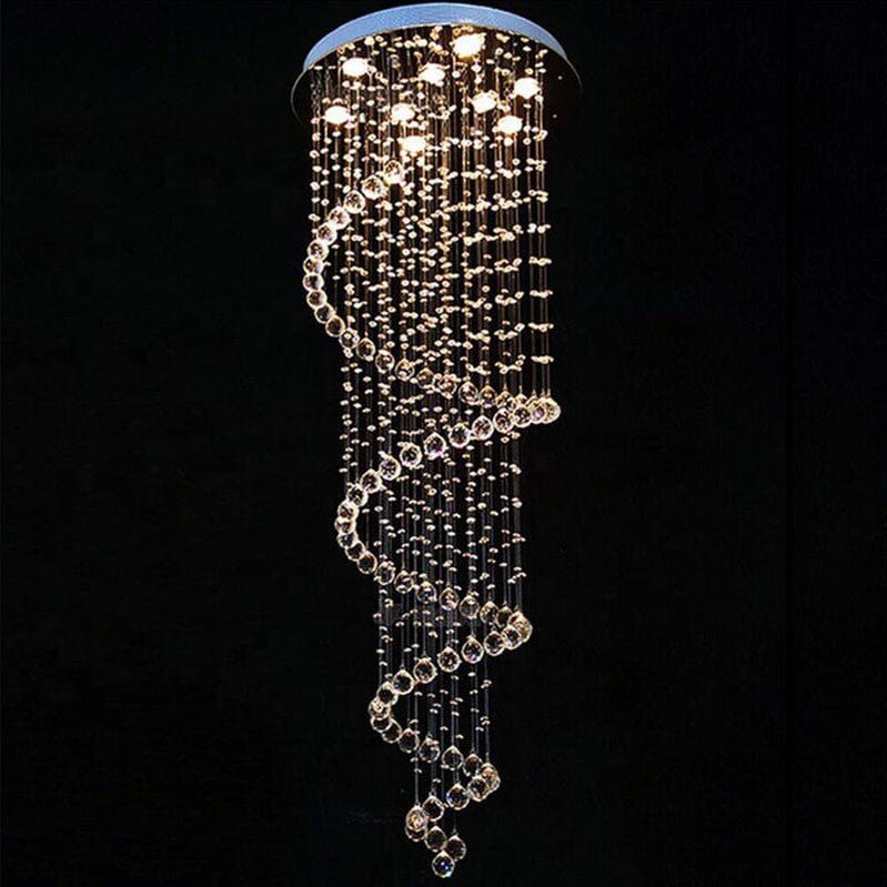 Addle Crystal Chandelier 19"D-Nobipets