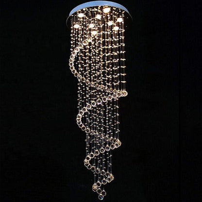 Addle Crystal Chandelier 19"D-Nobipets
