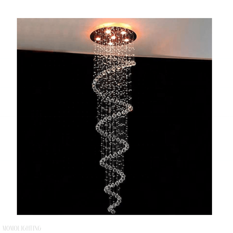 Addle Crystal Chandelier 19"D-Nobipets