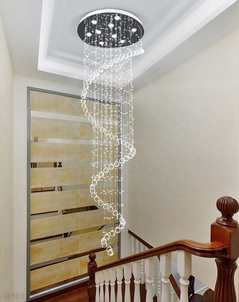 Addle Crystal Chandelier 19"D-Nobipets