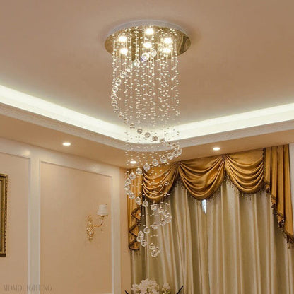 Addle Crystal Chandelier 19"D-Nobipets