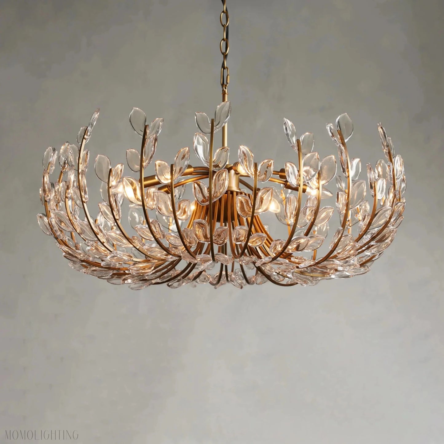 Adela 6 Light Chandelier 26"-Nobipets