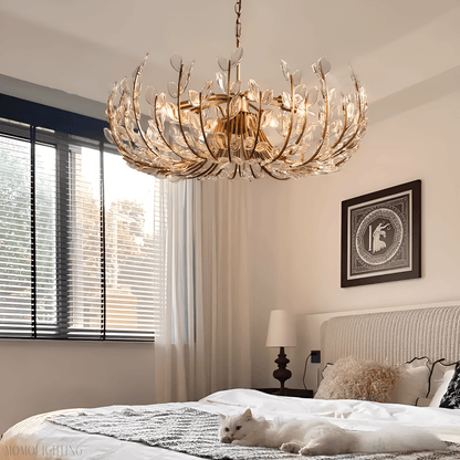 Adela 6 Light Chandelier 26"-Nobipets