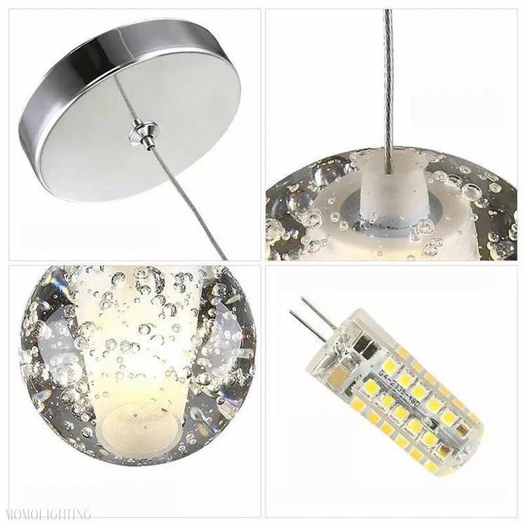 Adonis Suspension Water Drop Chandelier-Nobipets