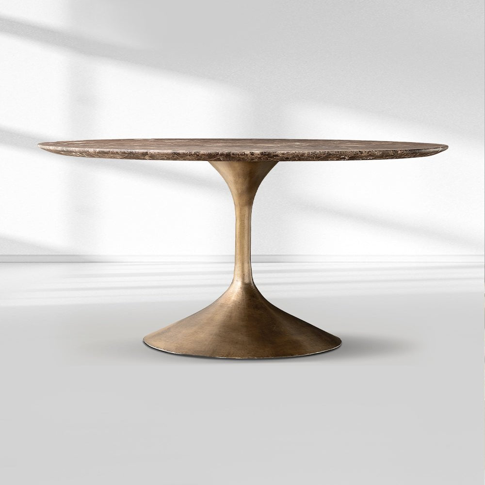 Aera Stone Round Dining Table