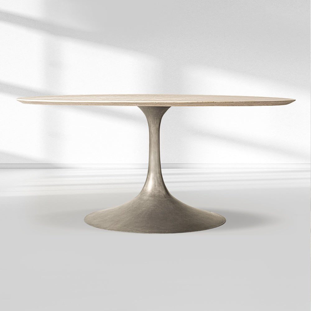 Aera Stone Round Dining Table