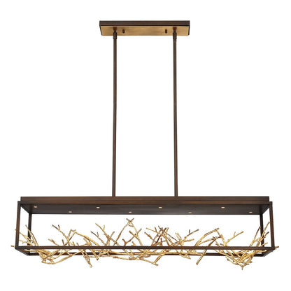 Aerie 8-Light 42" Linear Chandelier-Nobipets