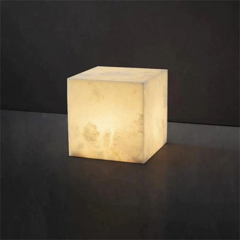 Alabaster Cubic Rectangular Chandelier-Nobipets