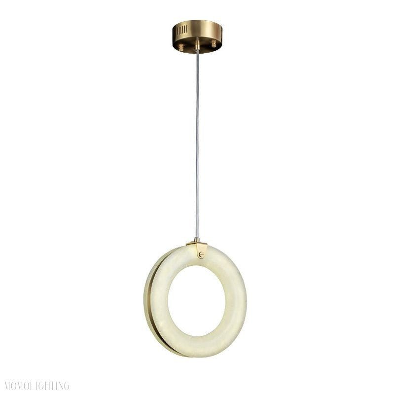 Alabaster Duplex Staircase Chandelier Light-Nobipets