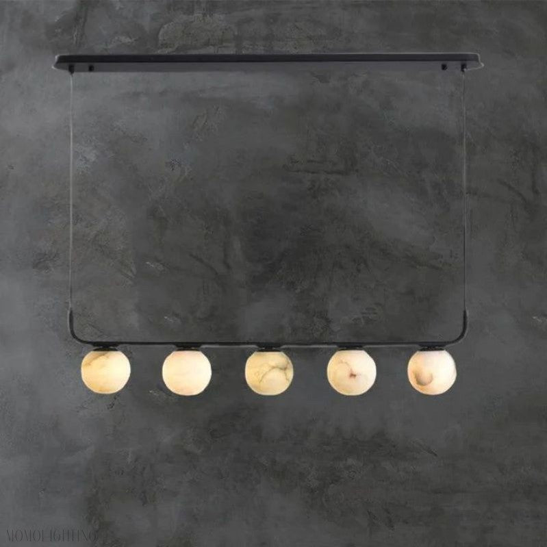 Alabaster Global Linear Chandelier L40"-Nobipets