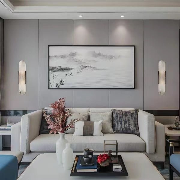 Alabaster Linear Wall Sconce