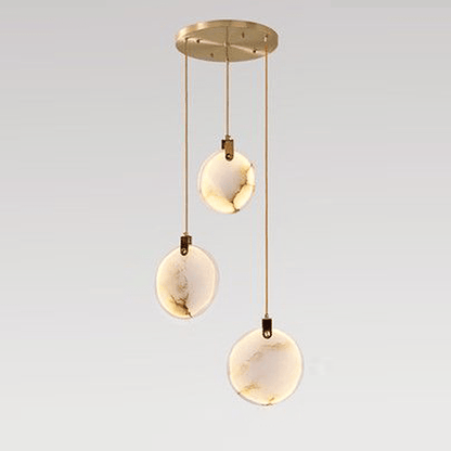 Alabaster Long Staircase Chandelier 5 styles-Nobipets