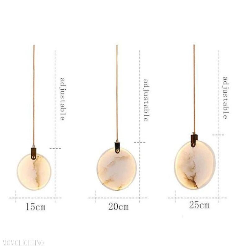 Alabaster Long Staircase Chandelier-Nobipets